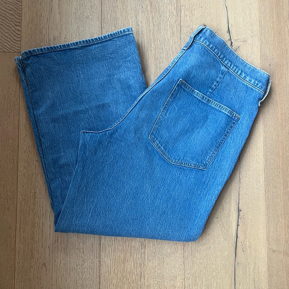 J.Crew Wide-Leg Crop Jeans – Patch Pocket Front – Size 31 - Picture 6 of 7